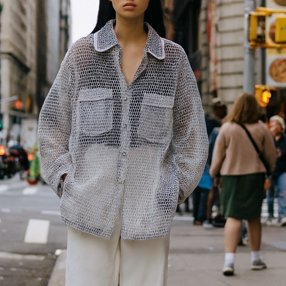 Beulah Fish Net Jacket, New with out Tags, One Si… - image 2